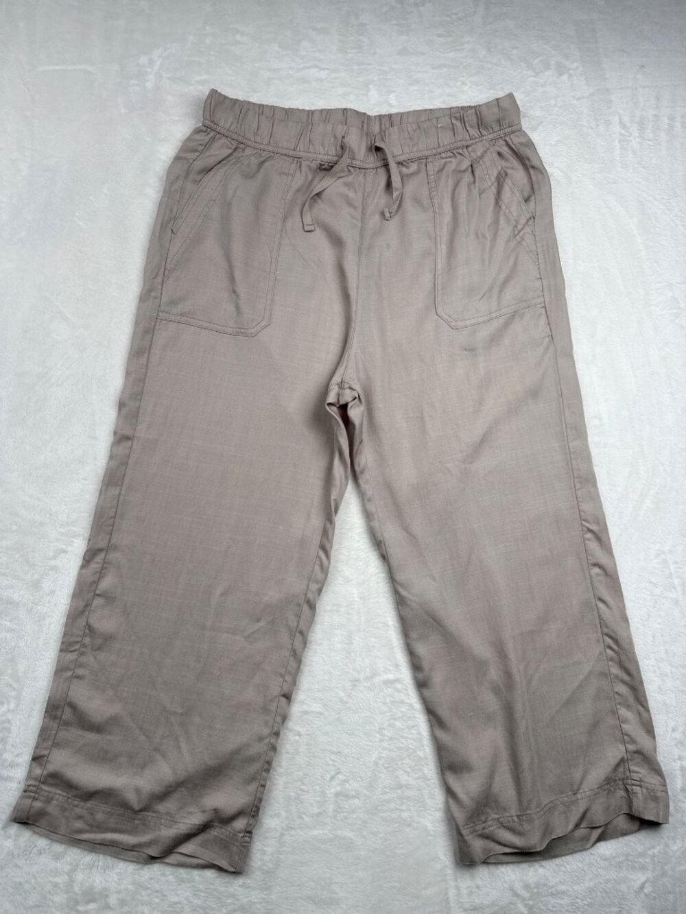 Splendid Womens Beige Lyocell Drawstring Pants XL